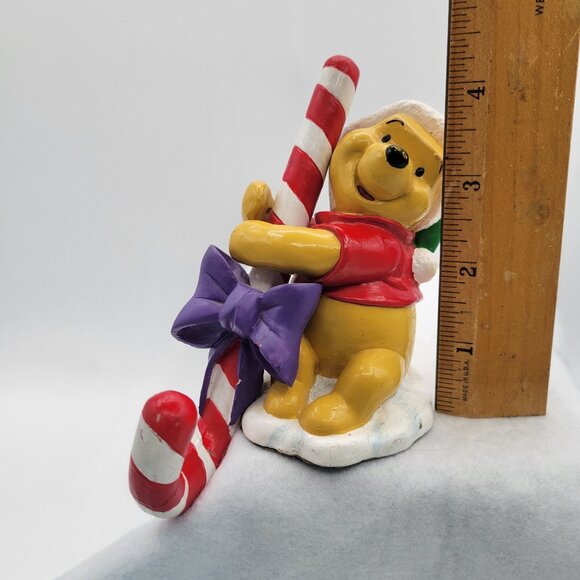 Disney WINNIE THE POOH Christmas Decor Mantle Stocking Hanger Candy Cane - Picture 4 of 9